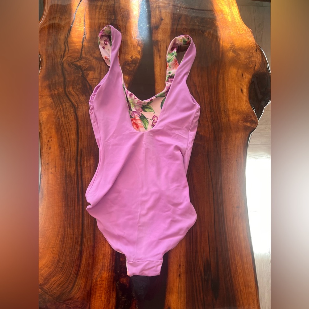 Janie and Jack Dawne Florine women’s reversible one piece swimsuit matching XS - Picture 4 of 9